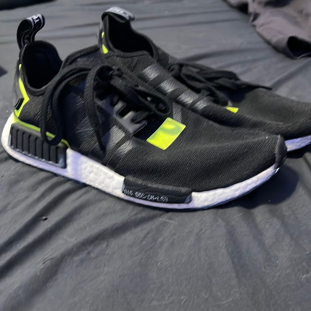 Mens Black and Neon NMD V1